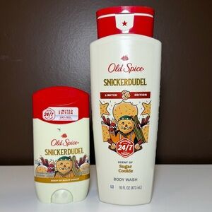 NEW Old Spice Snickerdudel Body Wash and Deodorant Limited Edition Holiday Set